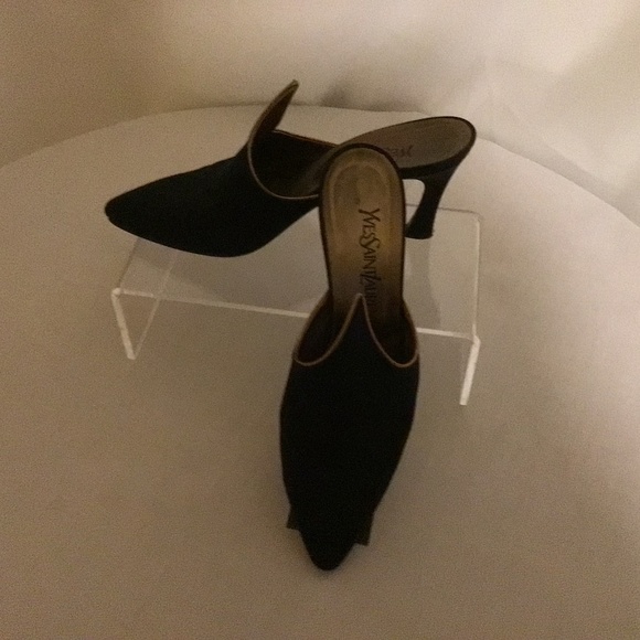Yves Saint Laurent black fabric shoes - Picture 1 of 5